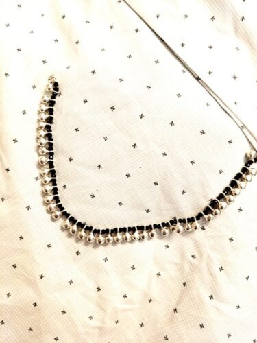 Black Beads And Ghunghroo Anklet photo review